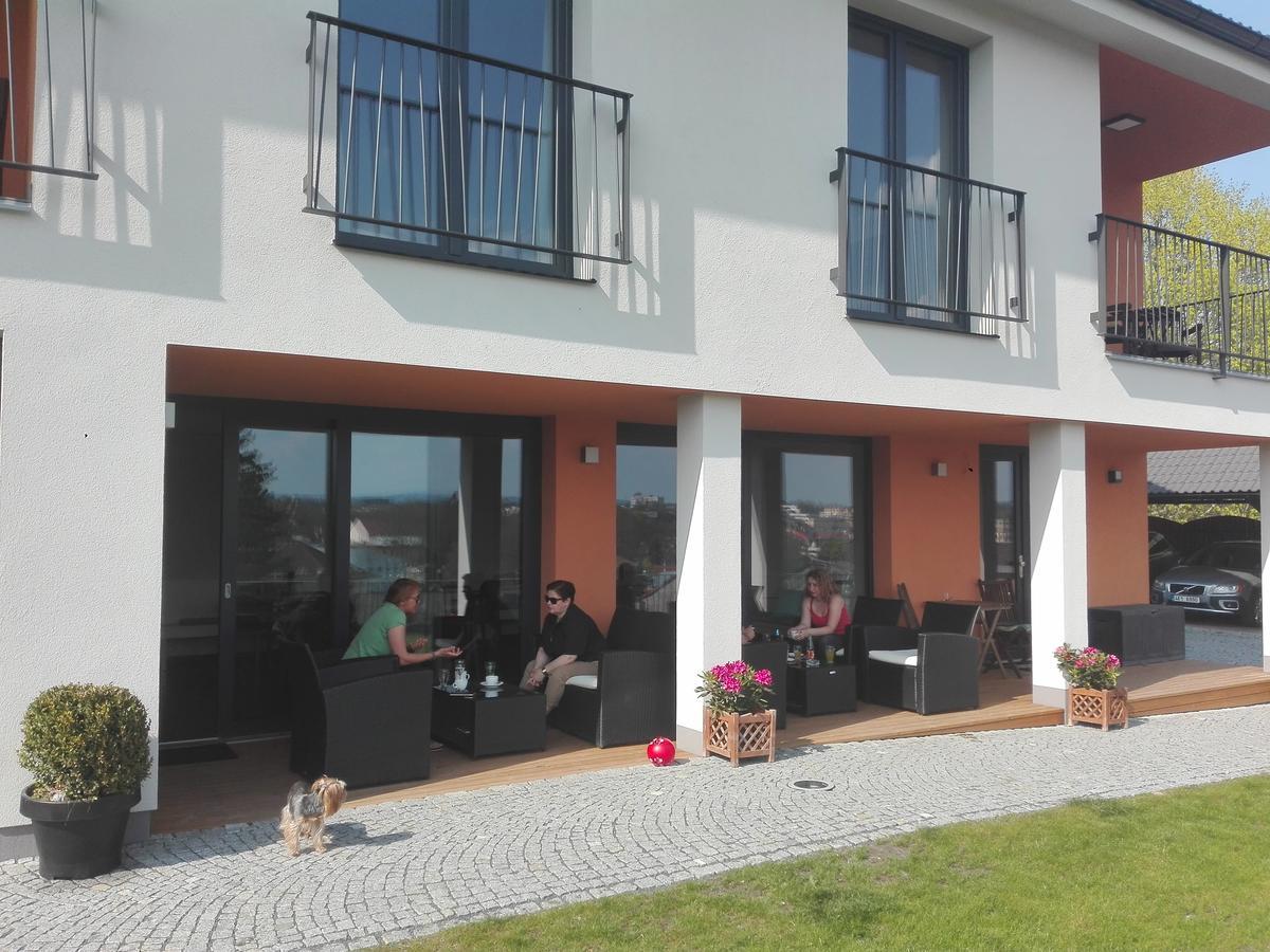 Penzion Cafe Na Svahu Cheb Kültér fotó